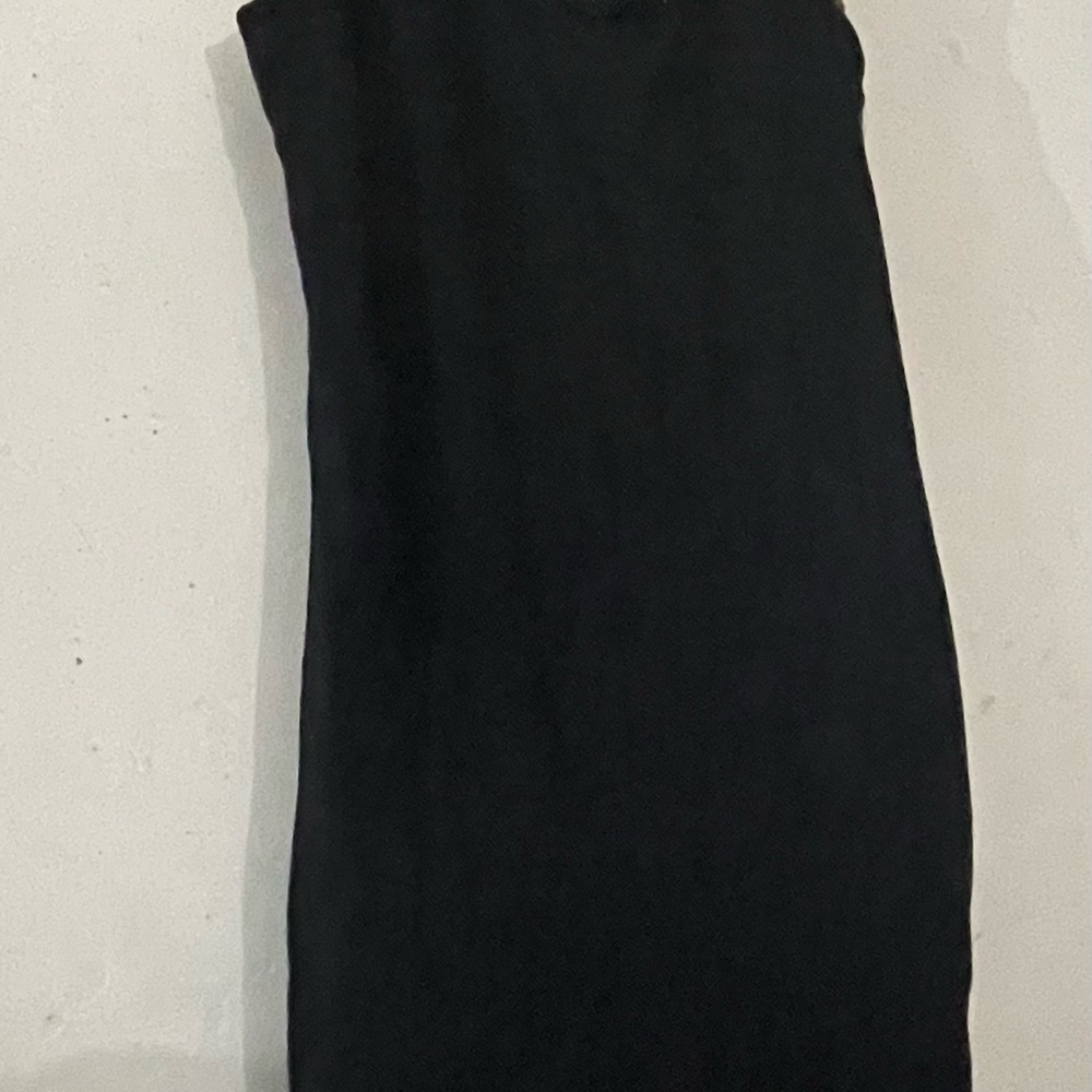 Jolie and Joy, Black dress,sleeveless,tee shirt style.